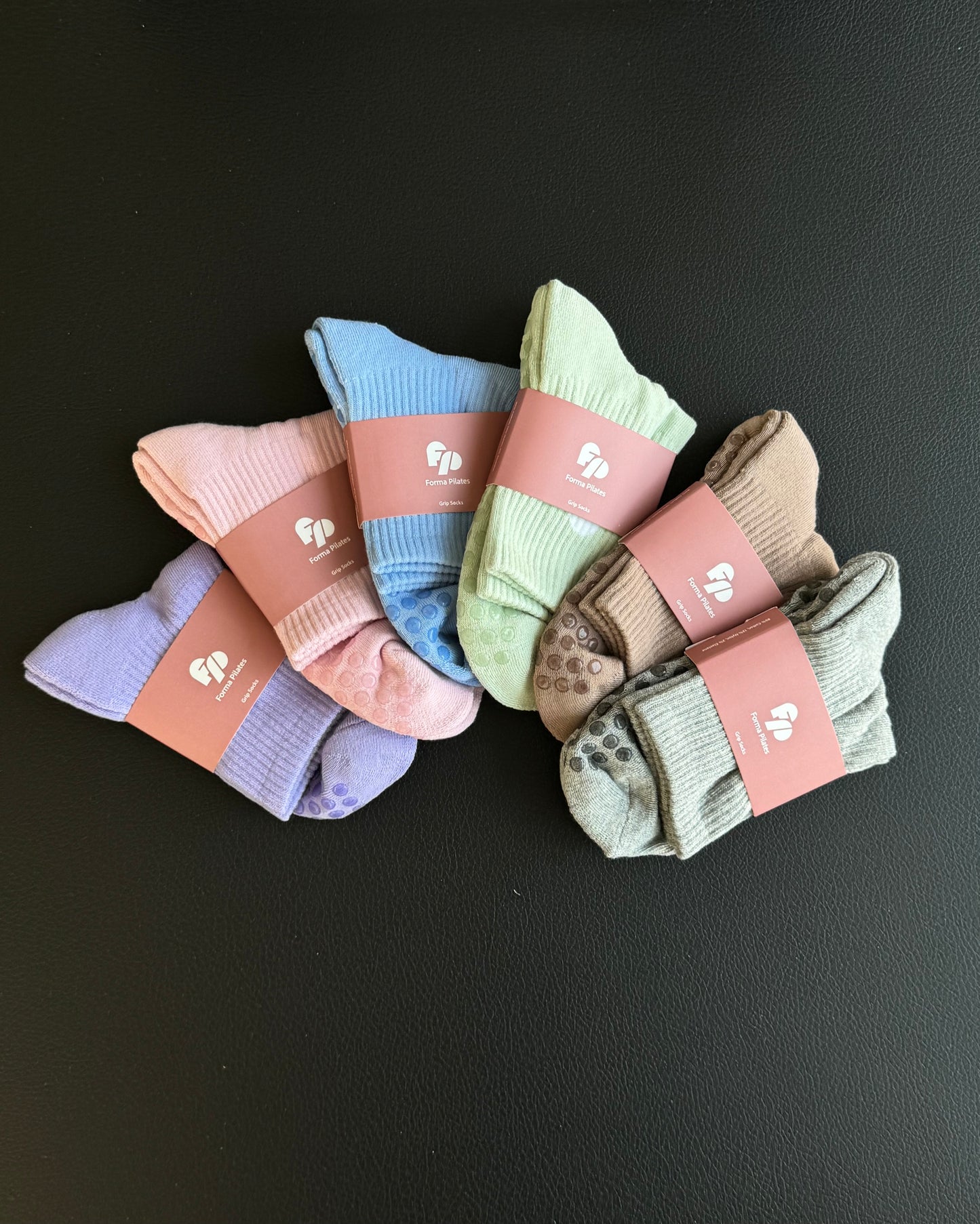Ribbed Grip Socks - Summer Collection