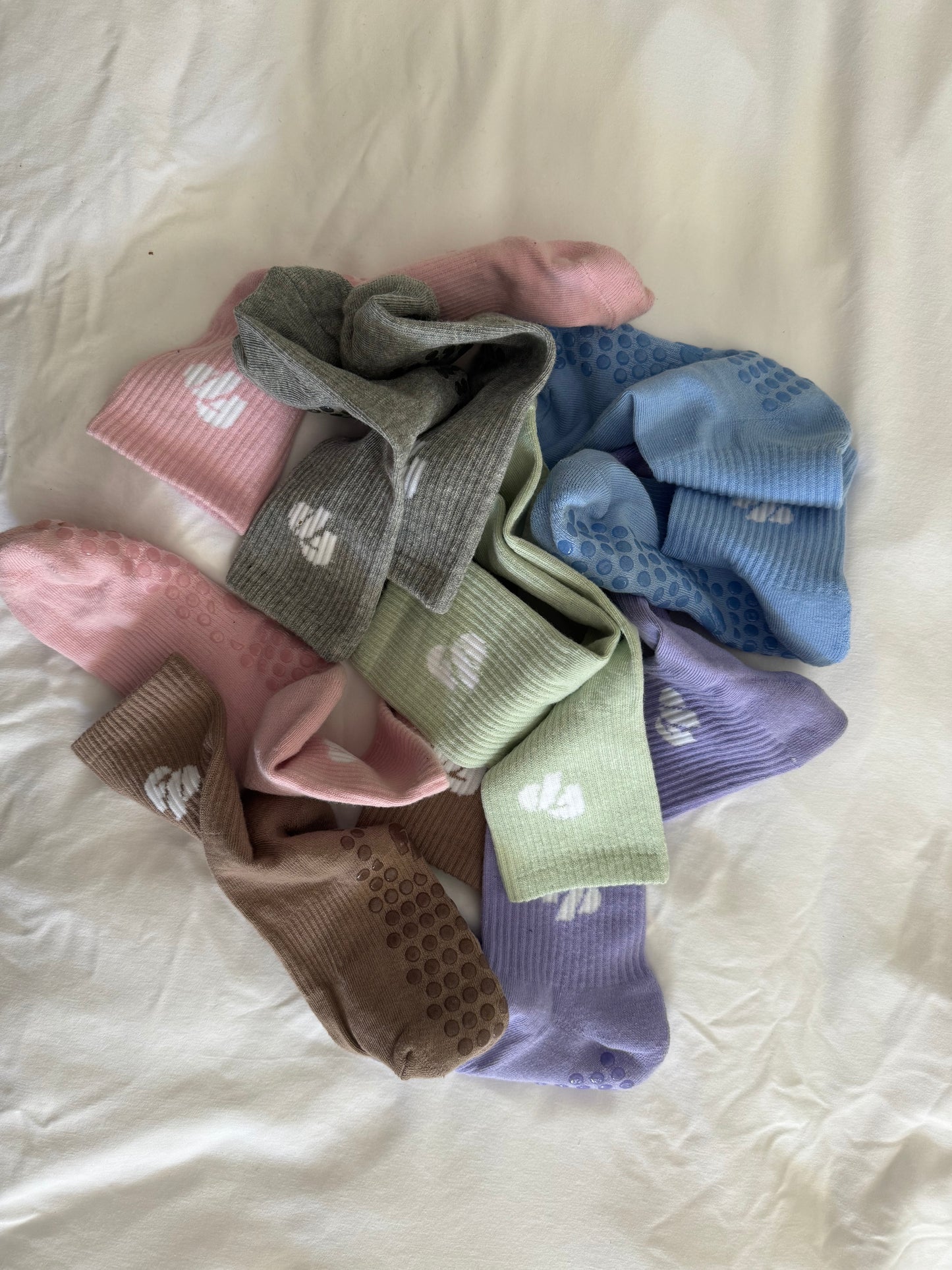 Ribbed Grip Socks - Summer Collection